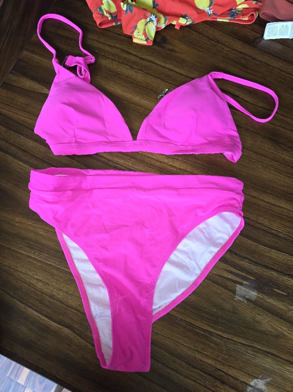 Hot Pink Women's Bikini Set - Unbranded